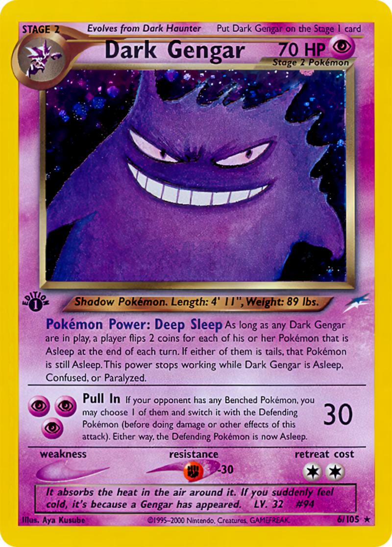 Dark Gengar (Neo Destiny TCG) - WikiDex, la enciclopedia Pokémon