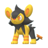 Imagen de Luxio variocolor hembra en Pokémon Diamante Brillante y Pokémon Perla Reluciente