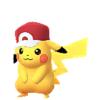 Pikachu con sombrero de Rojo