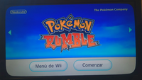 Canal de Pokémon Rumble en Wii.