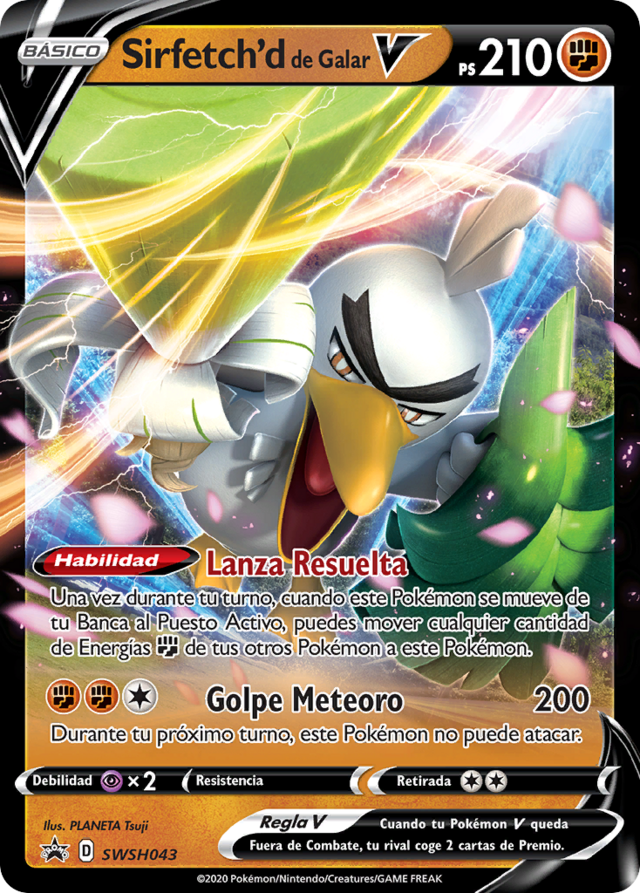 Sirfetch’d de Galar V (SWSH Promo 43 TCG) - WikiDex, la enciclopedia ...