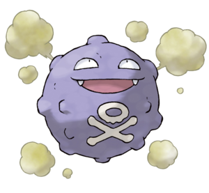 Ilustración de Koffing