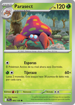 Carta de Parasect