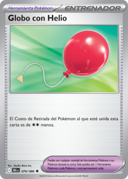 Carta Globo con Helio