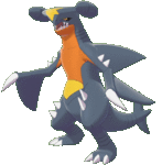 Imagen de Garchomp variocolor hembra en Pokémon Espada y Pokémon Escudo