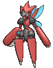 Imagen de Mega-Scizor en Pokémon X, Pokémon Y, Pokémon Rubí Omega, Pokémon Zafiro Alfa, Pokémon Sol, Pokémon Luna, Pokémon Ultrasol y Pokémon Ultraluna