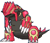 Imagen de Groudon primigenio en Pokémon Rubí Omega, Pokémon Zafiro Alfa, Pokémon Sol, Pokémon Luna, Pokémon Ultrasol y Pokémon Ultraluna