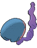 Imagen posterior de Musharna variocolor en Pokémon X, Pokémon Y, Pokémon Rubí Omega, Pokémon Zafiro Alfa, Pokémon Sol, Pokémon Luna, Pokémon Ultrasol y Pokémon Ultraluna
