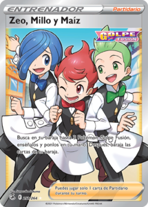 Versión Full Art de la carta en Golpe Fusión