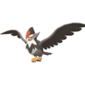 Imagen de Staraptor macho en Pokémon Diamante Brillante y Pokémon Perla Reluciente