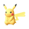 Imagen de Pikachu hembra en Pokémon: Let's Go, Pikachu! y Pokémon: Let's Go, Eevee!