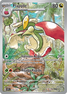 Versión Rara Ilustración de la carta en Chispas Fulgurantes