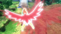 Hawlucha de Ash usando plancha voladora.
