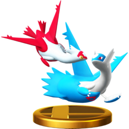 Trofeo de Latias y Latios en SSB4 para Wii U.