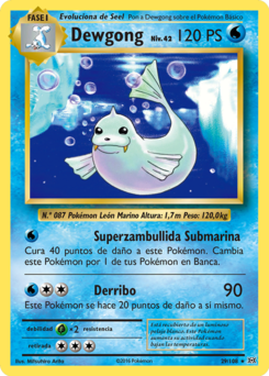 Carta de Dewgong