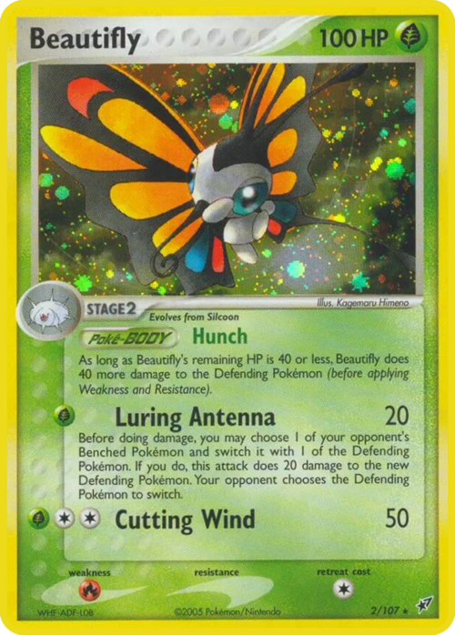 Beautifly (Deoxys TCG) - WikiDex, la enciclopedia Pokémon