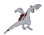 Imagen posterior de Lugia variocolor en Pokémon X, Pokémon Y, Pokémon Rubí Omega, Pokémon Zafiro Alfa, Pokémon Sol, Pokémon Luna, Pokémon Ultrasol y Pokémon Ultraluna