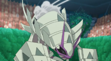 Golisopod de Guzmán usando pin misil.