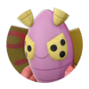 Icono de Dustox macho variocolor en Leyendas Pokémon: Arceus