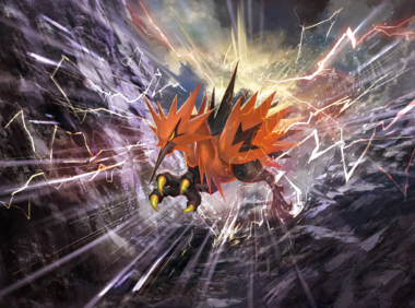 Ilustración de Zapdos de Galar
