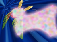 Dustox usando psicorrayo.