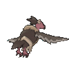 Imagen posterior de Mandibuzz en Pokémon X, Pokémon Y, Pokémon Rubí Omega, Pokémon Zafiro Alfa, Pokémon Sol, Pokémon Luna, Pokémon Ultrasol y Pokémon Ultraluna