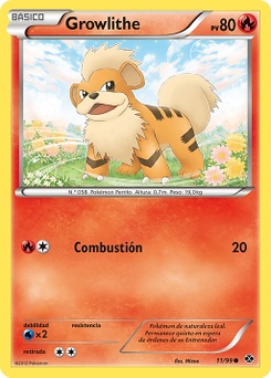 Carta de Growlithe