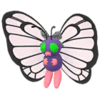 Butterfree con disfraz de la Semana de la Moda