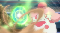 Slurpuff de Sawyer/Sabino usando energibola.