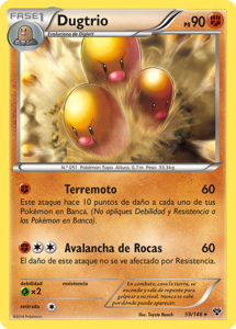 Versión de la carta en la expansión XY.