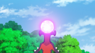 Garchomp de Paul/Polo usando cometa draco.