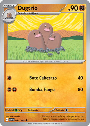 Diglett (151 TCG) - WikiDex, La Enciclopedia Pokémon