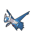 Icono de Latios en Pokémon Escarlata y Púrpura
