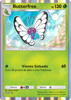 Carta de Butterfree