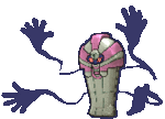Imagen de Cofagrigus variocolor en Pokémon X, Pokémon Y, Pokémon Rubí Omega, Pokémon Zafiro Alfa, Pokémon Sol, Pokémon Luna, Pokémon Ultrasol y Pokémon Ultraluna