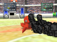 Pulpocañón en Pokémon Stadium 2.