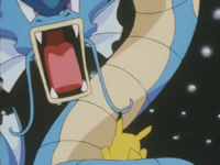 Gyarados usando repetición.