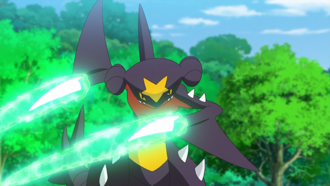 Garchomp de Paul/Polo usando garra dragón.