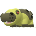 Imagen de Hippowdon variocolor macho en Pokémon Diamante Brillante y Pokémon Perla Reluciente
