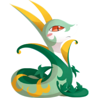 Serperior en Pokémon Café ReMix.