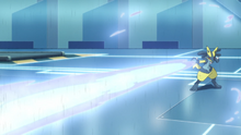 Lucario variocolor de Rod usando foco resplandor.