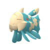 Imagen de Relicanth variocolor hembra en Pokémon Diamante Brillante y Pokémon Perla Reluciente