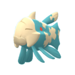Imagen de Relicanth variocolor hembra en Pokémon Diamante Brillante y Pokémon Perla Reluciente