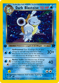Carta de Dark Blastoise