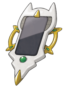 Diseño del móvil Arceus en el juego.