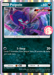 shiny poipole pokemon card Ultra  OT: Ultra  ID No. 091718  North America, Europe 2018 Event [1P] Knockout Reviver During your opponents next turn Poipole (Crisis Dimensional TCG Pocket)