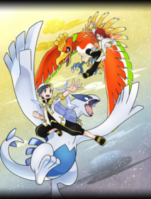 Artwork de Plata junto a Eco en el quinto capítulo de la trama de Arceus.