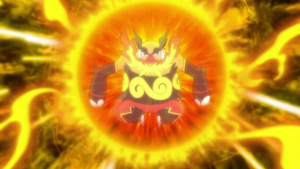 Emboar usando Golpe Calor.