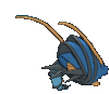 Imagen posterior de Clawitzer en Pokémon X, Pokémon Y, Pokémon Rubí Omega, Pokémon Zafiro Alfa, Pokémon Sol, Pokémon Luna, Pokémon Ultrasol y Pokémon Ultraluna