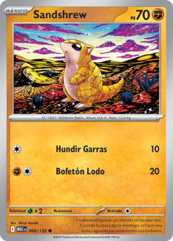 Carta de Sandshrew